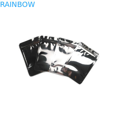 Odporna na zapachy woreczek do pakowania w żywność z trzema bocznymi plombami i matowym zamkiem