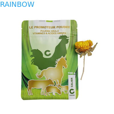 Niestandardowa drukowana torebka na karmę dla zwierząt Laminowana plastikowa torba do pakowania karmy dla zwierząt