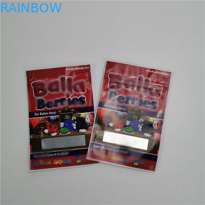 Torba na suwak Plastikowe torebki Opakowanie Konopie Ciasteczka CBD Cukierki Niedźwiadkowe Gumki Opakowanie