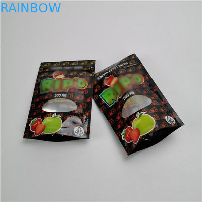 CBD 3 Boczne uszczelnienie Niestandardowe drukowane woreczki stojące Foliowe torby do pakowania Materiał laminowany