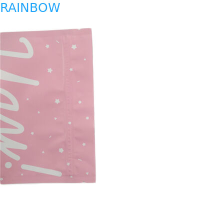 Zamykane plastikowe torebki Opakowanie Ziplock Shinny Torby z naturalnego szorowania Druk wklęsły