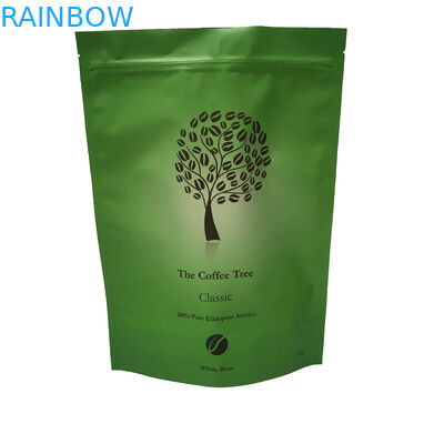 Folia aluminiowa Foliowa torebka Opakowanie Ziplock Doypack Kawy Mylar Torby Matowa powierzchnia