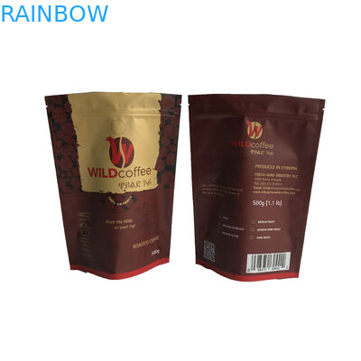 Folia aluminiowa Foliowa torebka Opakowanie Ziplock Doypack Kawy Mylar Torby Matowa powierzchnia