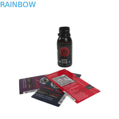 Błyszczące laminowanie Etykiety termokurczliwe PET / Pvc Butelka z tworzywa sztucznego Nietoksyczny