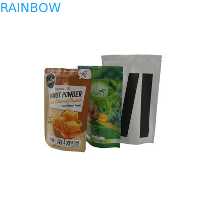 Wytrzymałe torby z mylaru Ziplock Folia aluminiowa Laminowane uzupełnienie orzeszków ziemnych Opakowanie proszkowe