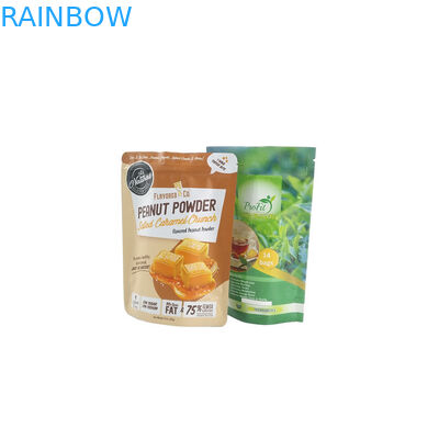 Wytrzymałe torby z mylaru Ziplock Folia aluminiowa Laminowane uzupełnienie orzeszków ziemnych Opakowanie proszkowe