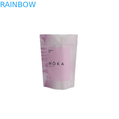 Biodegradowalne torby do pakowania kawy i herbaty z folii Materiał z tworzywa sztucznego Niestandardowe logo Ziplock