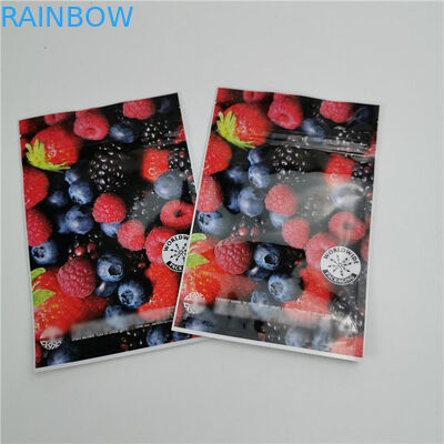 Złoty woreczek z tworzywa sztucznego na zamek błyskawiczny, odporny na dzieci, do pakowania w żelki