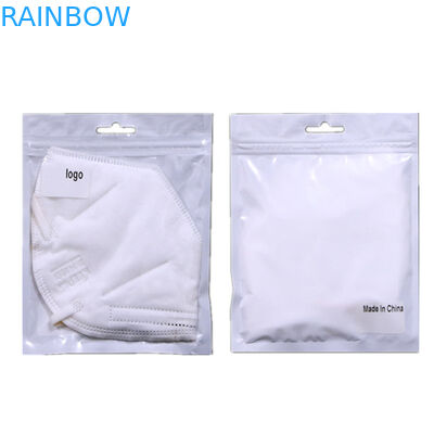 Maska na twarz Plastikowe woreczki Opakowanie Zamek błyskawiczny