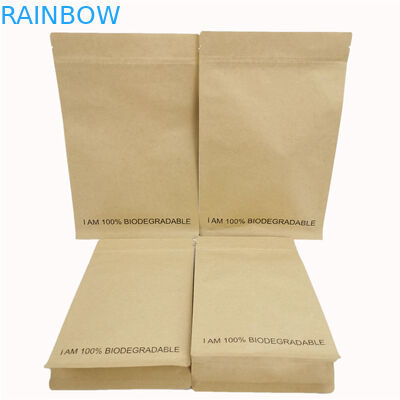 Zamykany zamek błyskawiczny Dostosowane do potrzeb klienta torby papierowe Vmpet