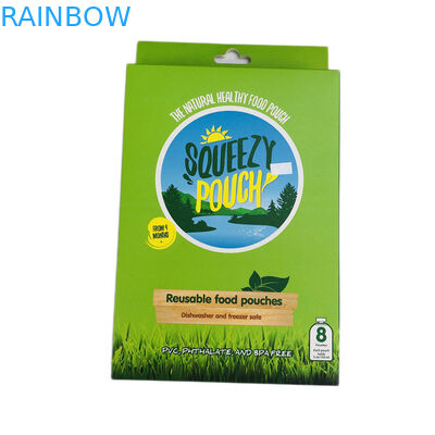 Opakowanie kartonowe z otworem na wieszaki z recyklingu