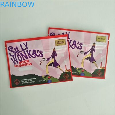 Wklęsłodrukowa płaska torba na zamek błyskawiczny 3,5 g dla dzieci