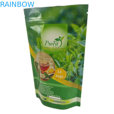 Błyszczące wykończenie Zip Stand Laminated Foil Stand Stand Bags