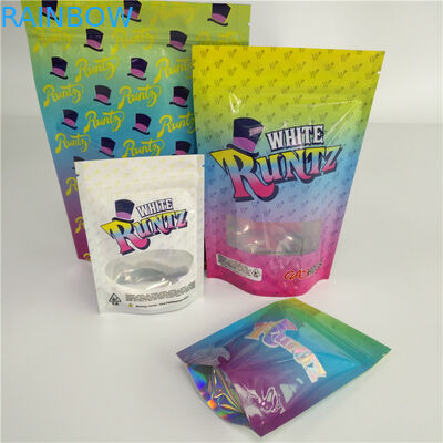 CBD Weed Stand Up Gravure Drukowanie Opakowania z plastikowych torebek