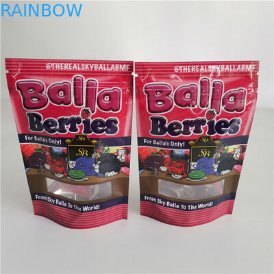 CBD Weed Stand Up Gravure Drukowanie Opakowania z plastikowych torebek