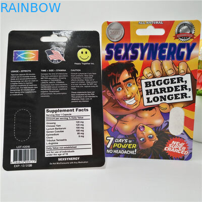 CMYK Kolorowa plastikowa karta do pakowania w pigułki