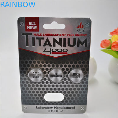 CMYK Kolorowa plastikowa karta do pakowania w pigułki