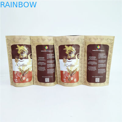 Druk cyfrowy 250g Stand Up Ziplock Coffee Bag na ziarna kawy