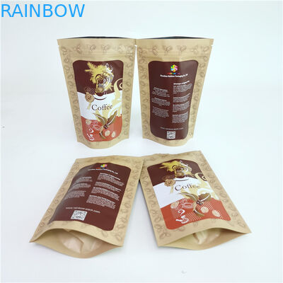 Druk cyfrowy 250g Stand Up Ziplock Coffee Bag na ziarna kawy