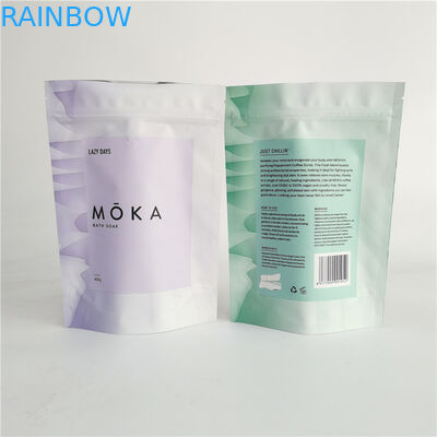 Woreczek do peelingu ciała Stand Up Ziplock Worek do pakowania soli do kąpieli z folią w środku