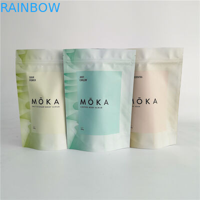 Woreczek do peelingu ciała Stand Up Ziplock Worek do pakowania soli do kąpieli z folią w środku