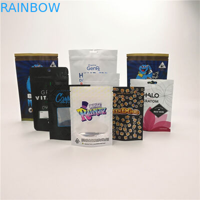 Indywidualne torby zabezpieczające przed dziećmi, odporne na wilgoć, CBD runtz, dżungla, leki, stojaki