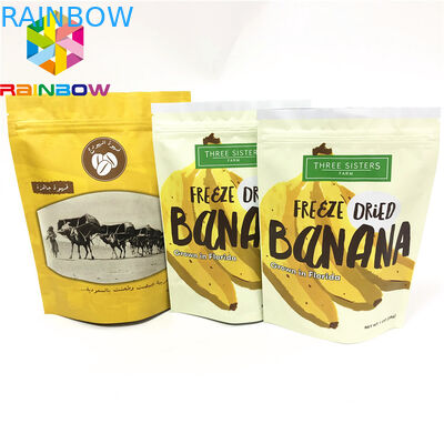 Worki z zamkiem błyskawicznym do żywności worki stojące z folii aluminiowej niestandardowe logo worek do pakowania