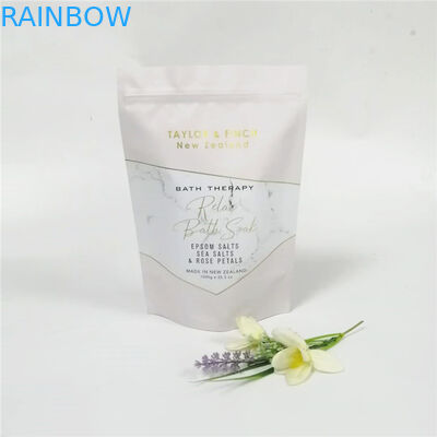 worek do pielęgnacji skóry / folia hologramowa opakowanie na sól do kąpieli z okienkiem