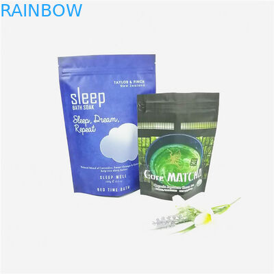 Niestandardowe opakowanie na sól do kąpieli / peeling do ciała z folii aluminiowej 12oz