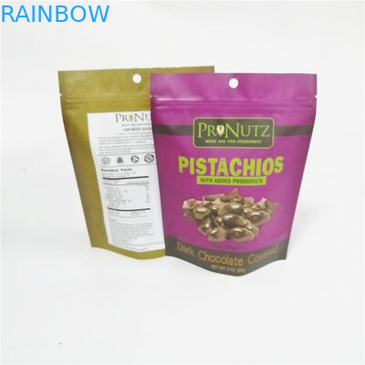 laminowana plastikowa torebka z orzechami opakowanie z orzechami nerkowca