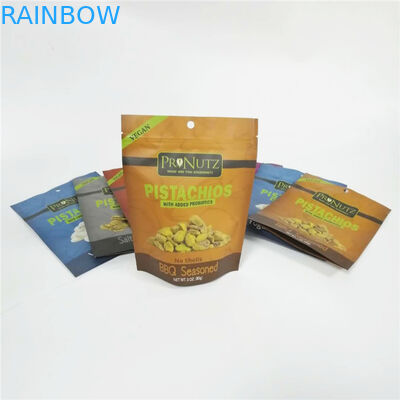 laminowana plastikowa torebka z orzechami opakowanie z orzechami nerkowca