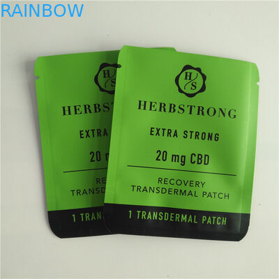 20 mg odporna na zapach torebka mylarowa Mała saszetka z żelkami CBD Opakowania z konopi Recyklowane torby do pakowania tabletek na proszek