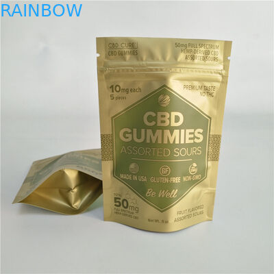 5 uncji 50 mg Cbd Gummies Pouch VMPET Stand Up Ziplock Pouch