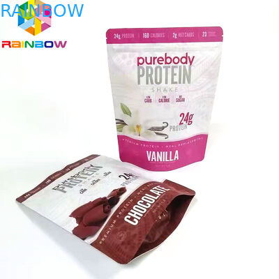 Wielokrotnego użytku woreczek typu stand up ze struną do przechowywania żywności woreczek na suwak płaskie torby z nadrukiem