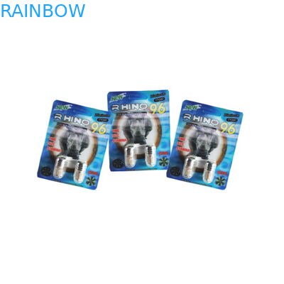 Pudełko do pakowania naturalnych dużych tabletek ziołowych kapsułek powiększających męskie RHINO 7