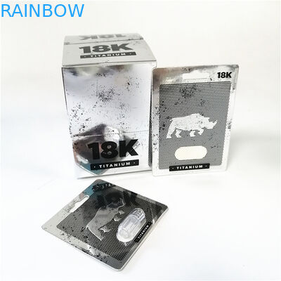 Wyświetl niestandardowe drukowanie kart papierowych męskie wzmacniacze sprawności seksualnej Pudełko na karty Poseidon