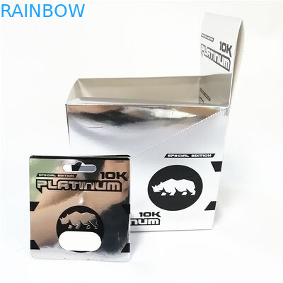 Wyświetl niestandardowe drukowanie kart papierowych męskie wzmacniacze sprawności seksualnej Pudełko na karty Poseidon