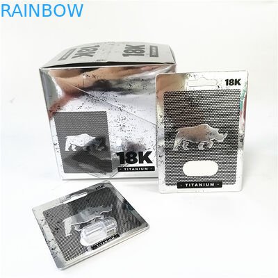 Ekspozycja niestandardowych kart papierowych do drukowania kartonów z wycięciem na łezkę Pudełko na różową kartkę Pussycat z blistrem