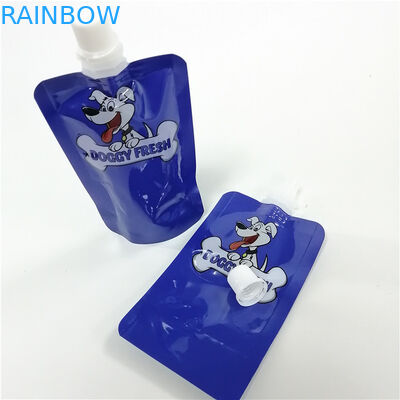 Niestandardowe opakowanie z wylewką Opakowanie 100 ml płynnej karmy dla psów stojące torby