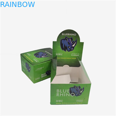 Ekologiczne pudełko papierowe, pudełko do pakowania prezentów Rhino CBD Butelka oleju Opakowanie batonowe