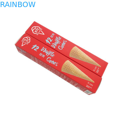 Pudełko papierowe do pakowania lodów w kolorze CMYK Dostosowane logo do pakowania plików cookie