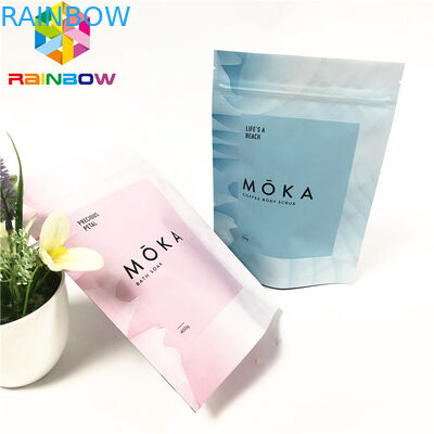 Peeling do ciała w torebce z zamkiem błyskawicznym wielokrotnego użytku z nacięciami na łzy