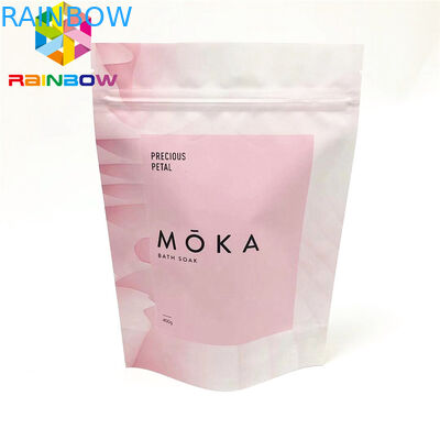 Peeling do ciała w torebce z zamkiem błyskawicznym wielokrotnego użytku z nacięciami na łzy