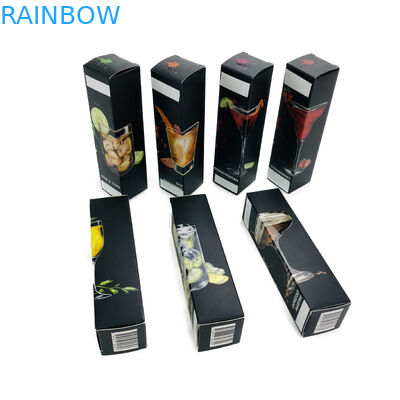 Matowe wykończenie Lekkie opakowanie papierowe Składane pudełko Kolor CMYK na napoje