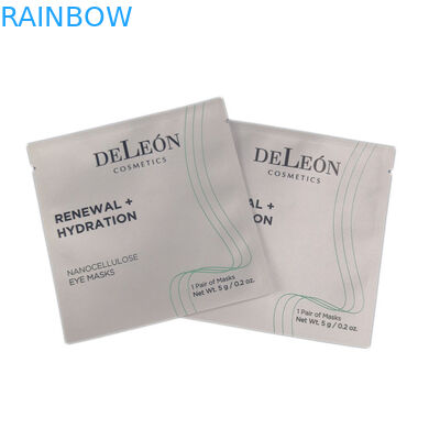 Białe małe torby Niestandardowy projekt nadruku Laminowana folia kosmetyczna