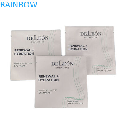 Białe małe torby Niestandardowy projekt nadruku Laminowana folia kosmetyczna