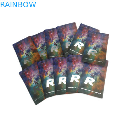 50 mg 70 mg 125 mg zabezpieczona przed dziećmi mała torba z mylaru dostosowana ochrona przed zapachem matowe cukierki Ziplock plastikowe gumki do żywności Sliver torby