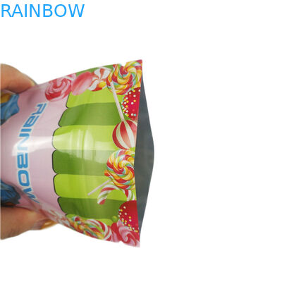 Zabezpieczony przed dziećmi Stand Up Matte Dostosowany 3,5g 1 uncja 10g Torba do pakowania ciastek Wielokrotnego użytku Odporna na dzieci marihuana