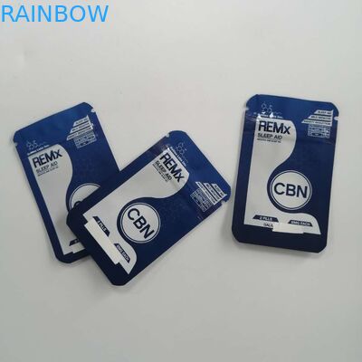 Schudnij zdrowie Opakowanie pigułek Odporna na zapach folia aluminiowa pusta torebka herbaty na próbkę proszku z nasion