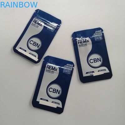 Schudnij zdrowie Opakowanie pigułek Odporna na zapach folia aluminiowa pusta torebka herbaty na próbkę proszku z nasion